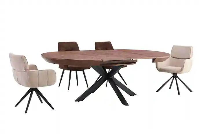 wood-top dining table